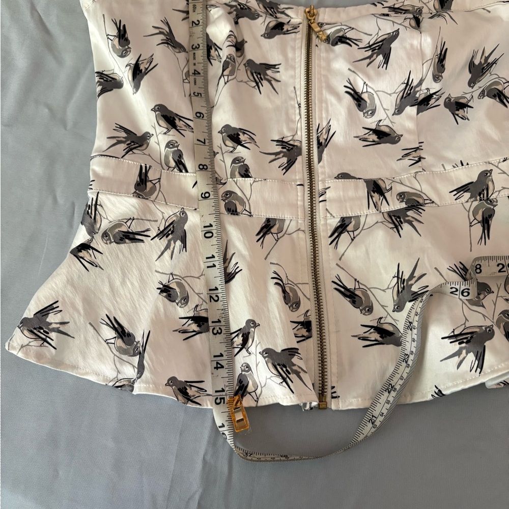 Forever 21 Black and White Floral Bustier Top - Picture 3 of 9